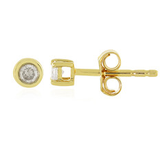 9K I4 (J) Diamond Gold Earrings