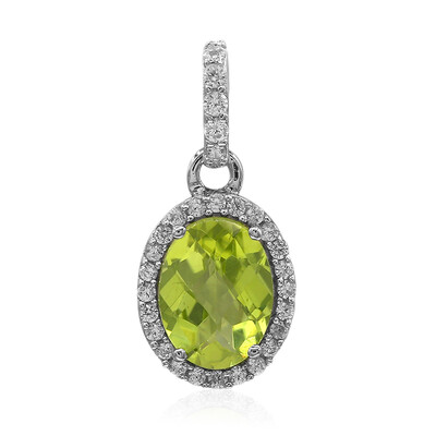 Peridot Silver Pendant