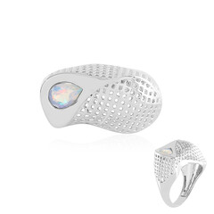 Welo Opal Silver Ring (SAELOCANA)