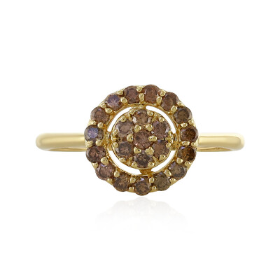 9K I1 Brown Diamond Gold Ring