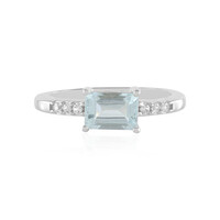 Brazilian Aquamarine Silver Ring