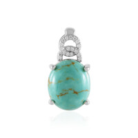 Tyrone Turquoise Silver Pendant