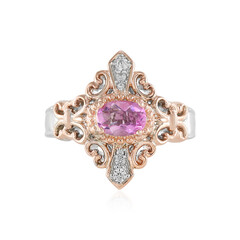 Pink Flouorite Silver Ring (Dallas Prince Designs)