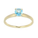 Swiss Blue Topaz Silver Ring