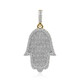 9K SI1 (G) Diamond Gold Pendant (Annette)