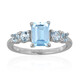 Sky Blue Topaz Silver Ring