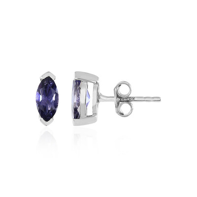 Iolite Silver Earrings