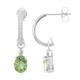 Kiwi Topaz Silver Earrings