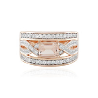 9K AAA Morganite Gold Ring (SUHANA)