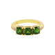 Russian Diopside Silver Ring