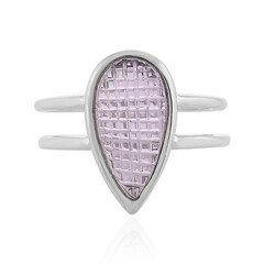 Rose de France Amethyst Silver Ring