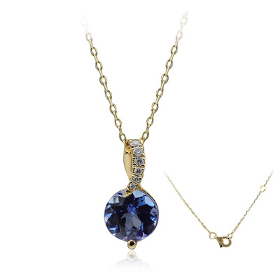 14K AAA Tanzanite Gold Necklace (CIRARI)