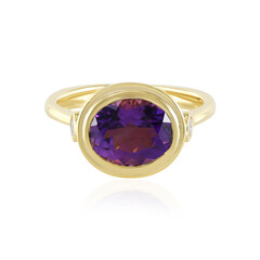 Siberian Amethyst Silver Ring