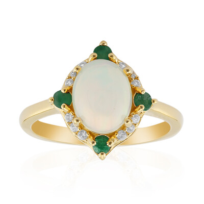 Welo Opal Silver Ring