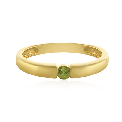 Sphene Silver Ring