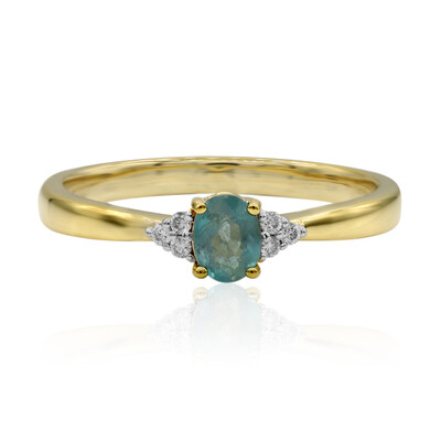 18K Grandidierite Gold Ring (AMAYANI)