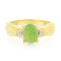 Imperial Chrysoprase Silver Ring