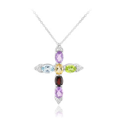 Amethyst Silver Necklace