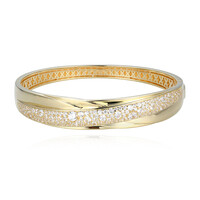 Zircon Silver Bangle