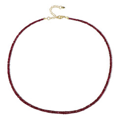 Longido Ruby Silver Necklace