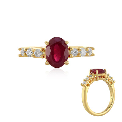 Madagascar Ruby Silver Ring