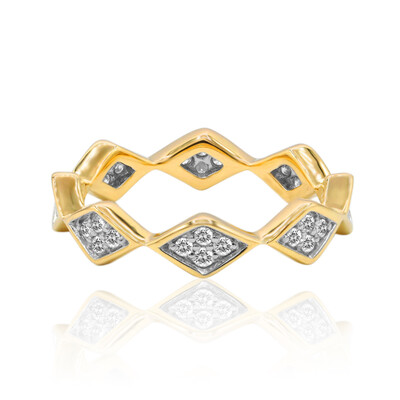 9K SI1 (G) Diamond Gold Ring (Annette)