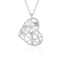 I2 (J) Diamond Silver Necklace