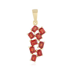 Tanzanian Ruby Silver Pendant