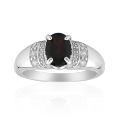 Garnet Silver Ring