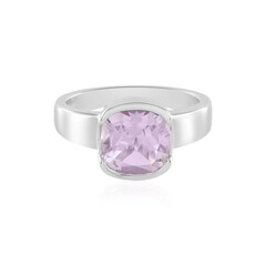 Rose de France Amethyst Silver Ring