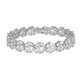 White Topaz Silver Bracelet