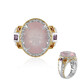 Rose Quartz Silver Ring (Gems en Vogue)