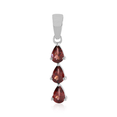 Mozambique Garnet Silver Pendant