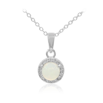 Welo Opal Silver Necklace