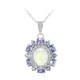 Welo Opal Silver Necklace