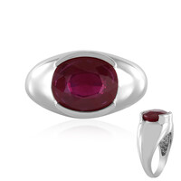 Madagascar Ruby Silver Ring