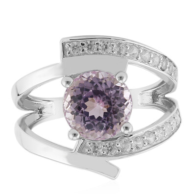 Kunzite Silver Ring