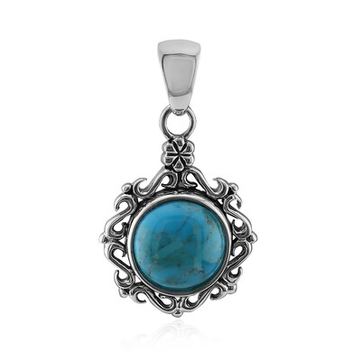 Kingman Blue Mojave Turquoise Silver Pendant (Art of Nature)