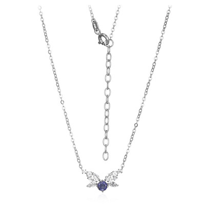 Iolite Silver Necklace