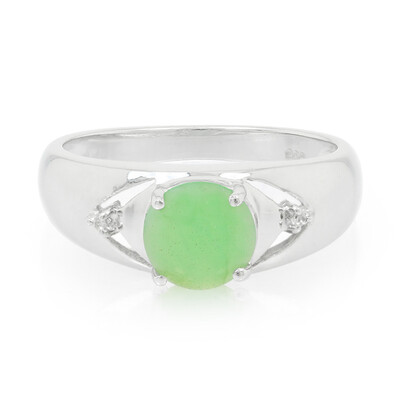 Imperial Chrysoprase Silver Ring