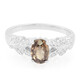 Cinnamon Zircon Silver Ring