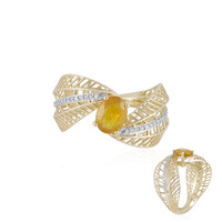 9K Madagascar Yellow Sapphire Gold Ring (Ornaments by de Melo)