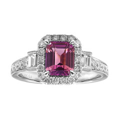 18K Pink Sapphire Gold Ring (CIRARI)