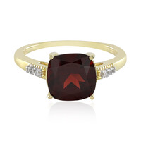 Mozambique Garnet Silver Ring