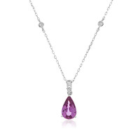 18K Pink Sapphire Gold Necklace (CIRARI)