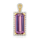 18K Pink Diaspore Gold Pendant (AMAYANI)