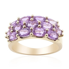 9K Ceylon Purple Sapphire Gold Ring