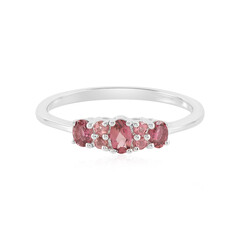 Brazilian Pink Tourmaline Silver Ring