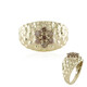 9K Diamond champagne I1 Gold Ring (de Melo)