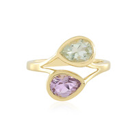 Rose de France Amethyst Silver Ring